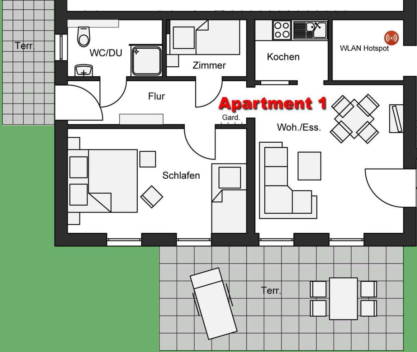 Apartments "Happy Family" Rust Rom bilde